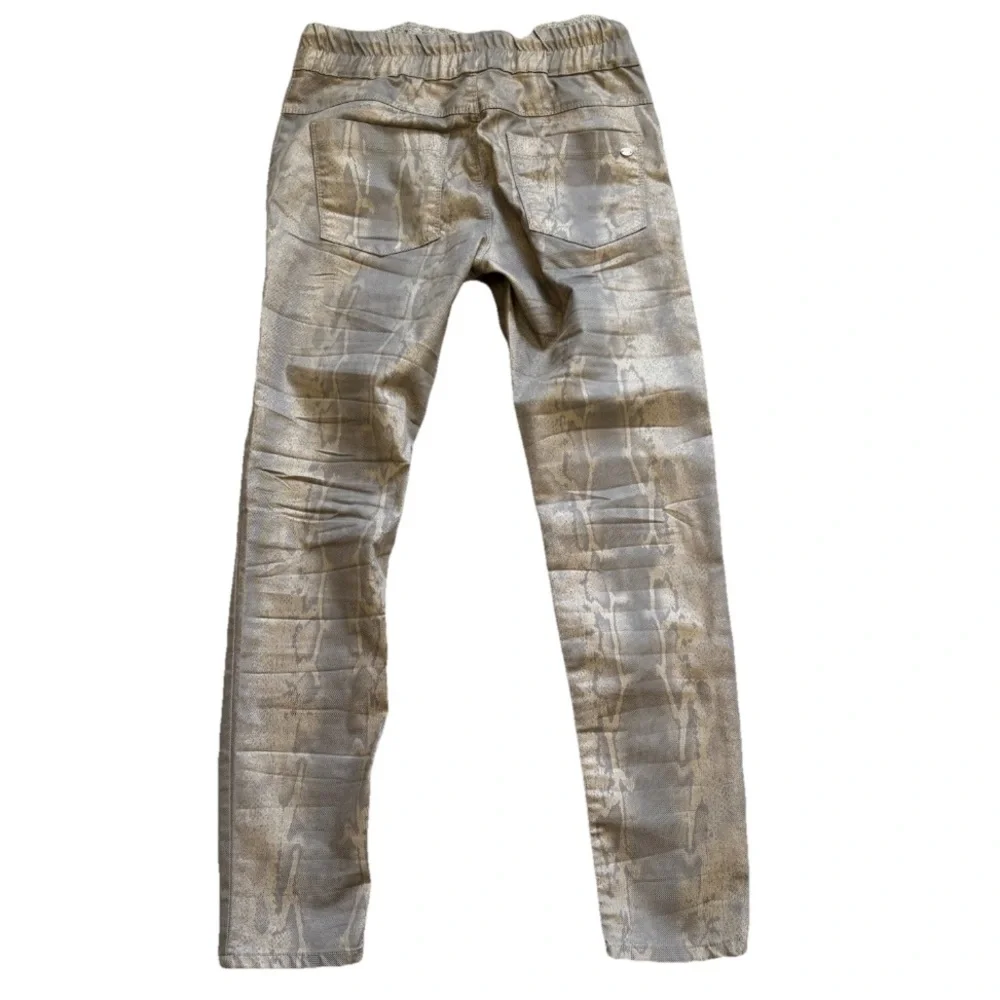 BEVY FLOG SHELY Stylish Snake Print Pants Size 29 Modern Contemporary Trendy - Picture 2 of 6